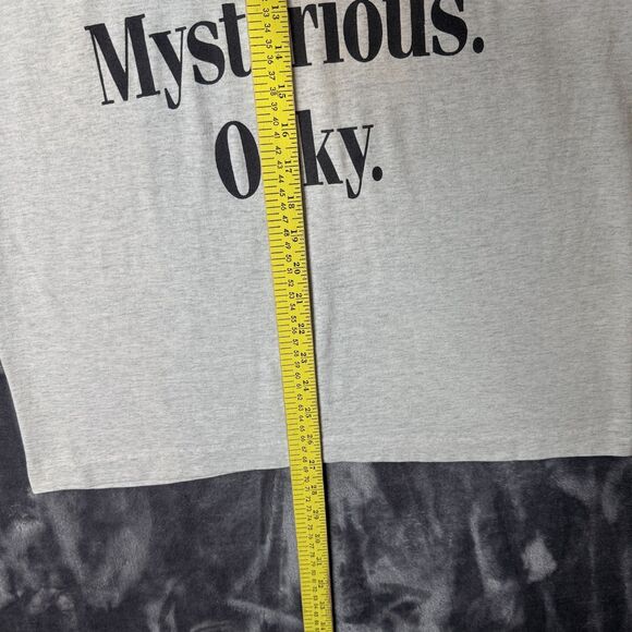 Vintage The Adams Family Block Buster Movie Promo Gray Short Sleeve Size X-Large - Picture 4 of 7